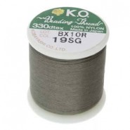 KO Beading thread Smoke green 19